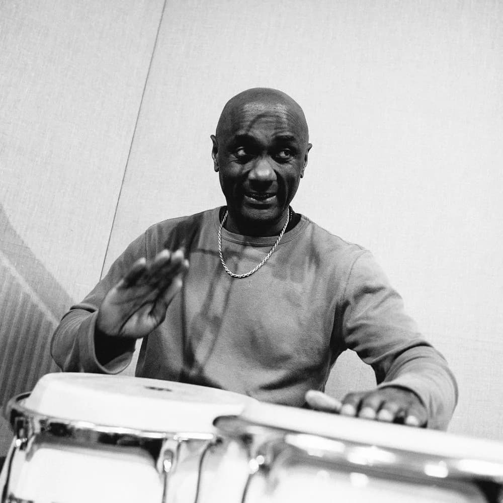 Karl Vanden Bossche on percussion