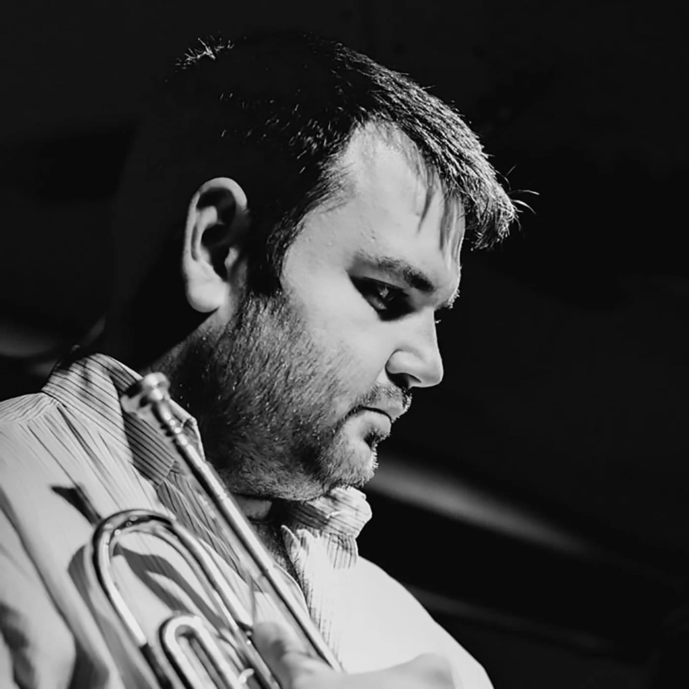 Paul Jordanous on trumpet