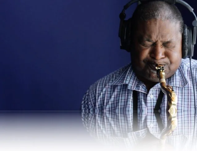 Alfred 'Pee Wee' Ellis recording 'Walkin' Struttin' Strollin'