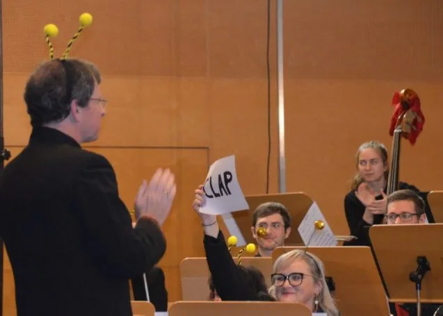 Composing ‘Big Bee’ for 50+ piece wind and brass orchestra in St. Marien, Upper Austria – protect the bees