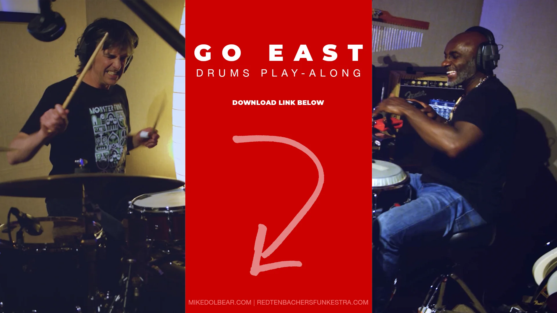 Go East | Drums play-along
